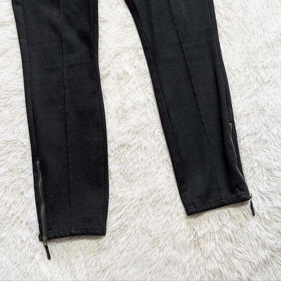🔴BLACK FRIDAY SALE!Anthropologie Pilcro Black High-Rise Denim Ankle Zip Legging - Picture 7 of 16